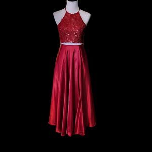 Sherri hill 2 piece formal dress